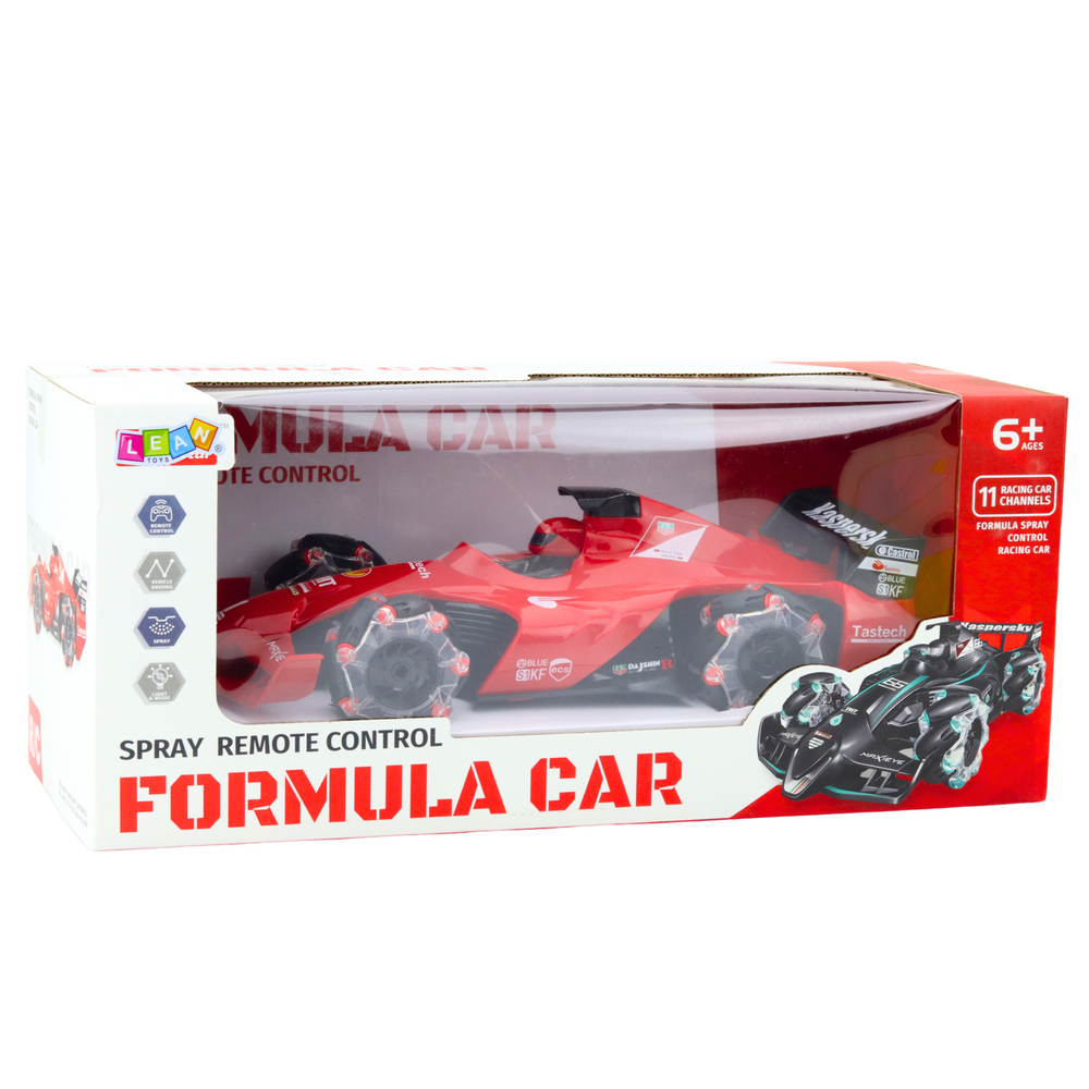 Carro RC com Fumo 2.4G Vermelho