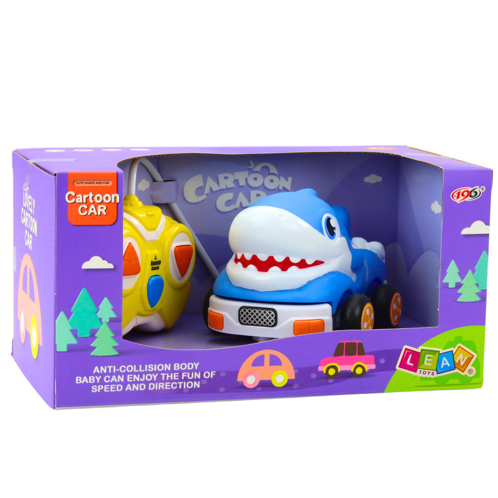 Carro RC Tubarão Azul para Bebé