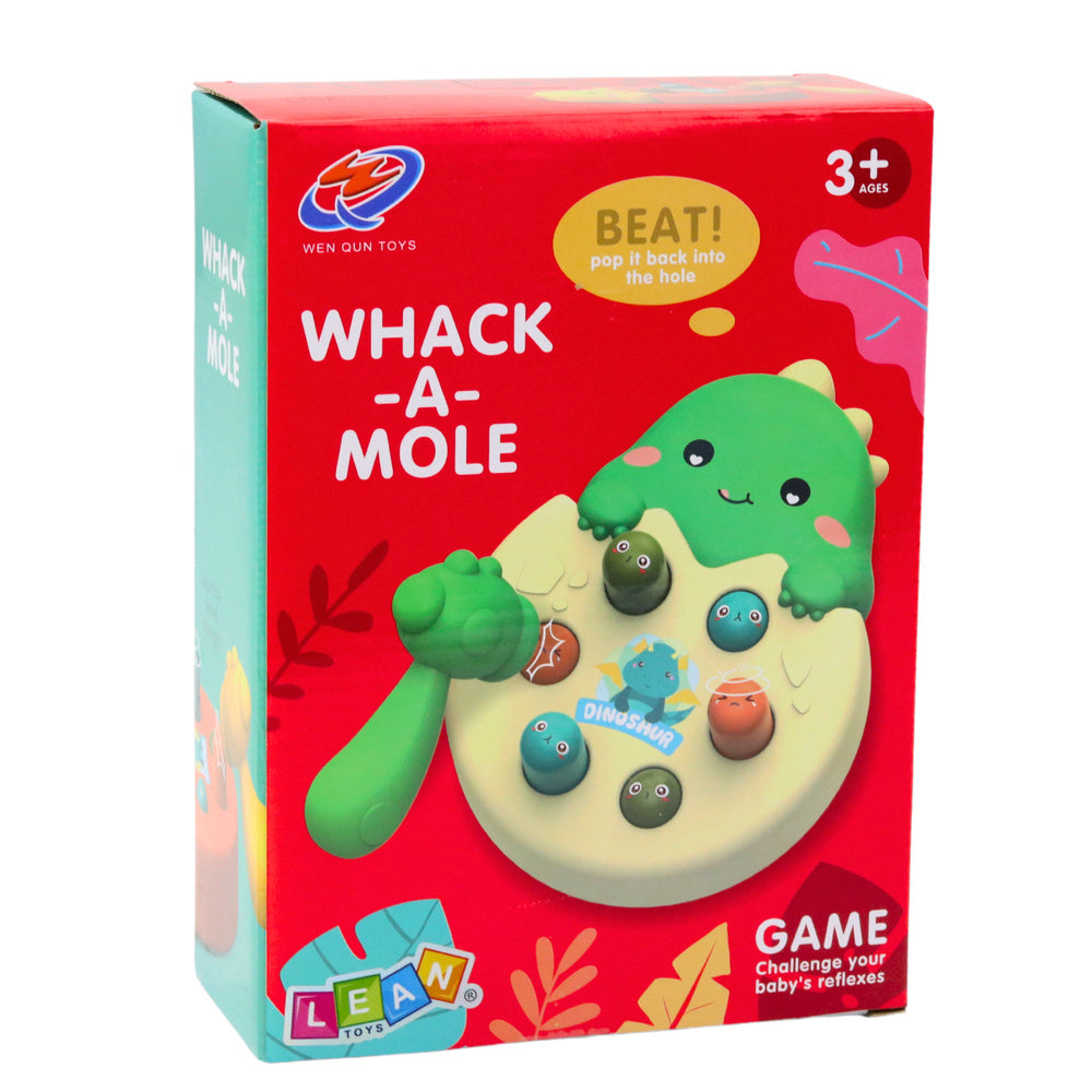 Mini Jogo Apanha a Toupeira Ovo de Dinossauro Verde