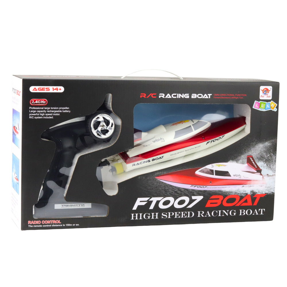 Barco RC Vitality FT007 Branco Vermelho 1:16