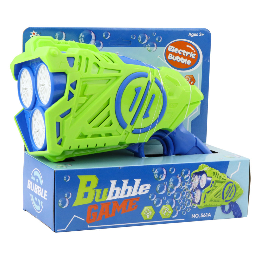 Pistola de Bolhas LED Azul Verde