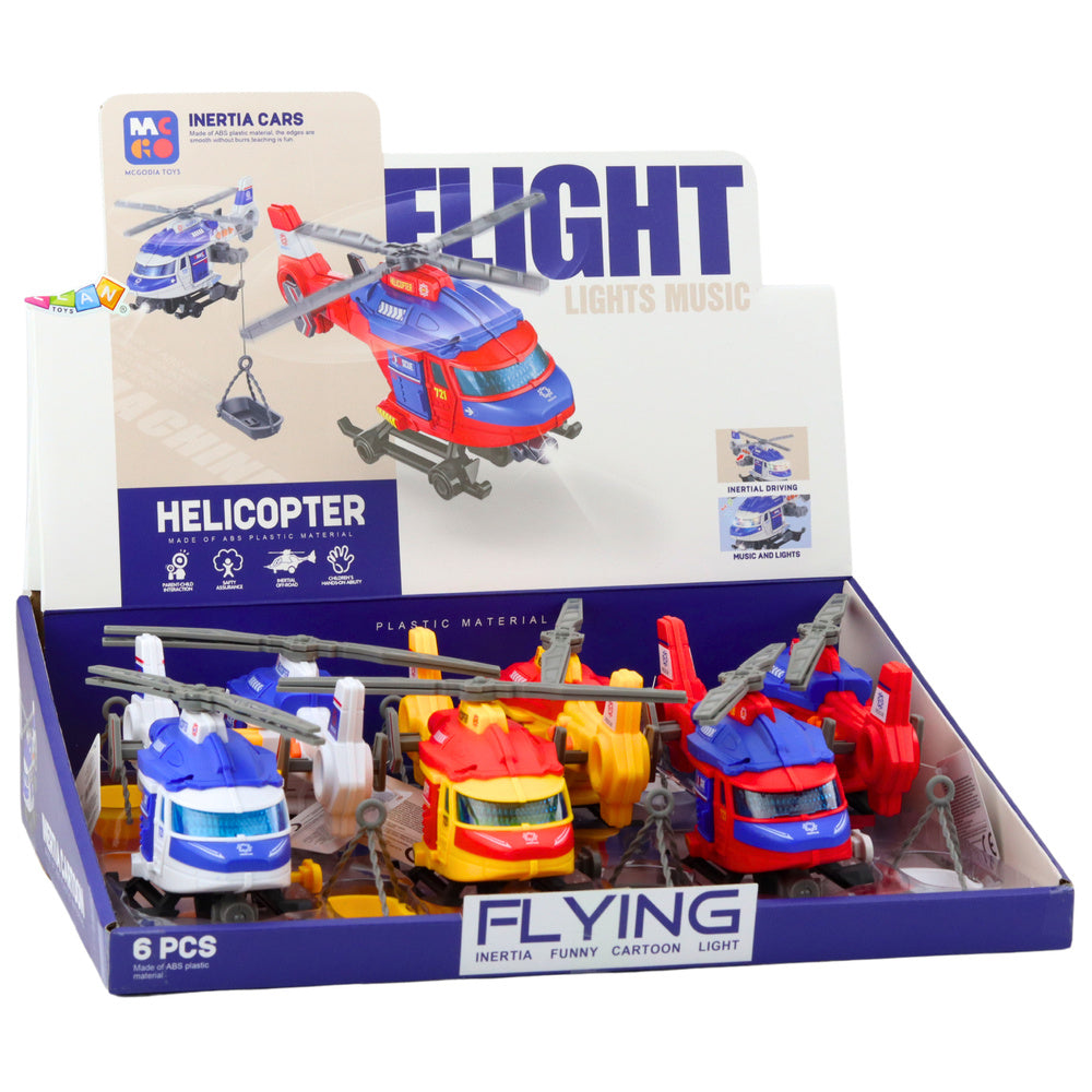 Helicóptero de Resgate com Maca Gancho e Guincho (1 unidade, sortido)