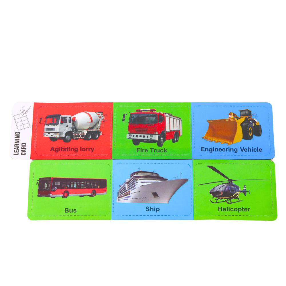 Conjunto Carro com Caravana Azul