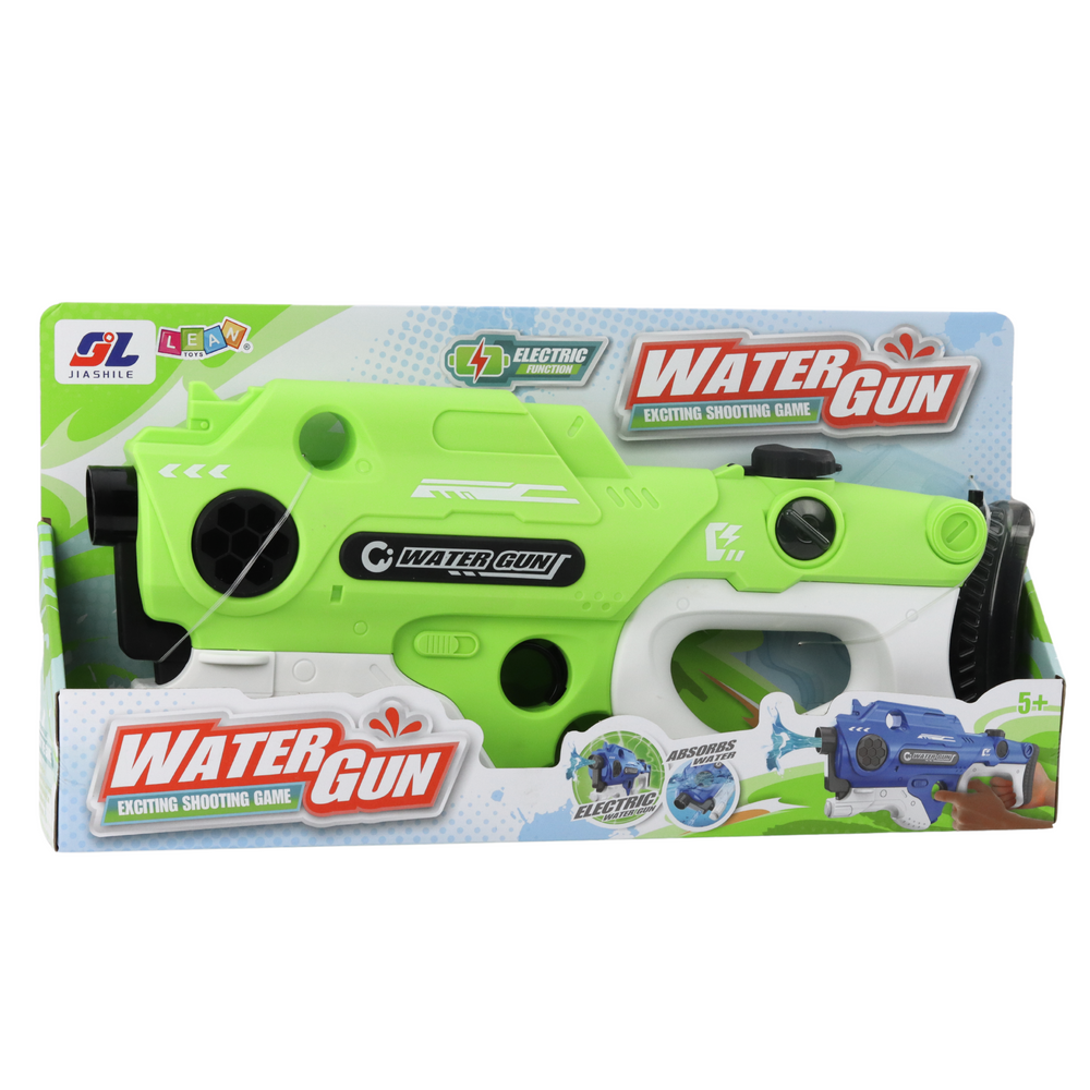 Pistola de Água Elétrica Automática Verde