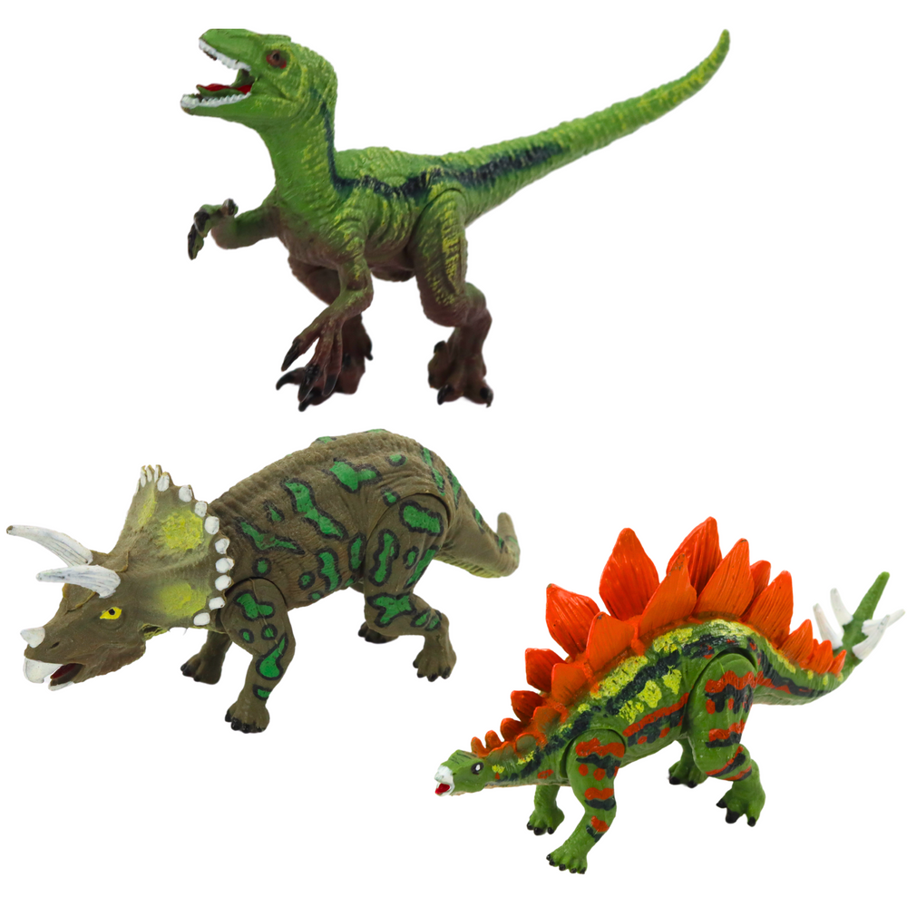Dinossauros com Pernas e Boca Móveis 6 Peças