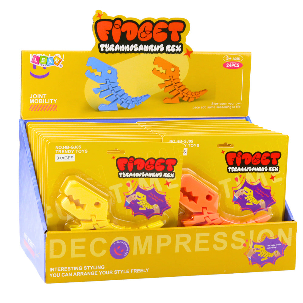 Puzzle Fidget 3D Dinossauro Articulado (1 unidade, sortido)