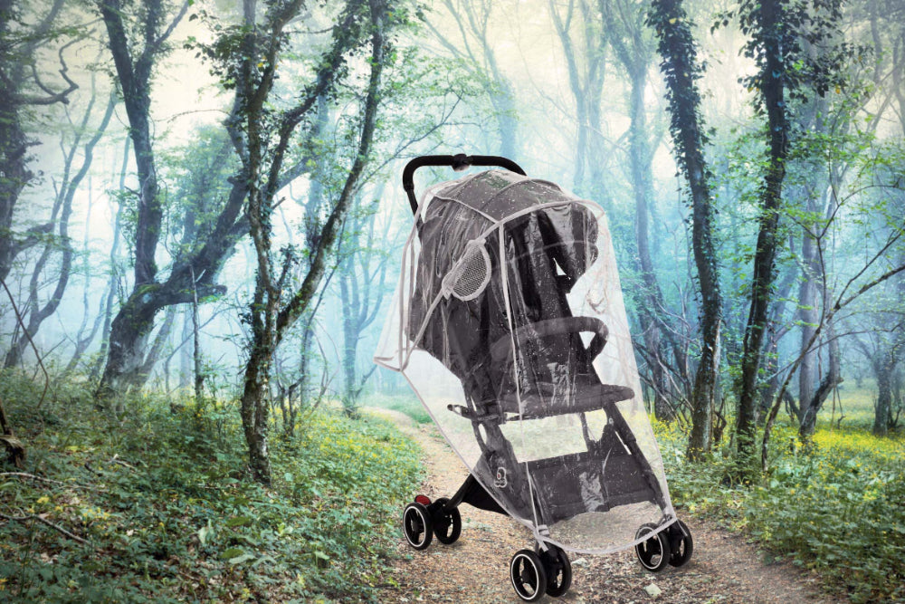 Capa Da Chuva Para Carrinho de passeio babyGO Stroller Weather Shield Transparent