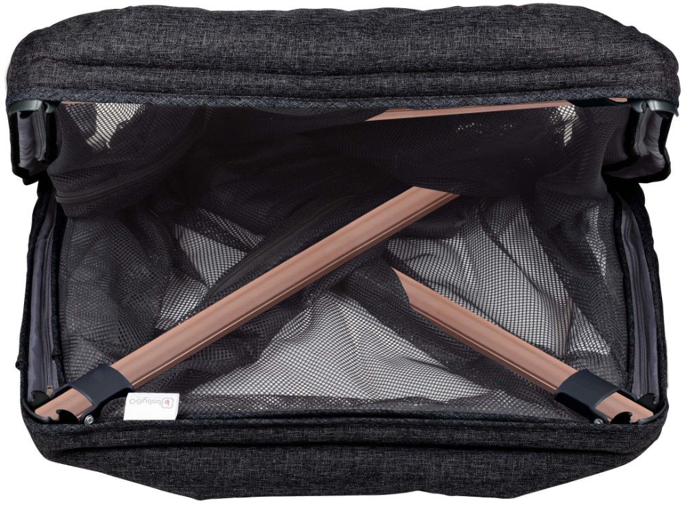 Cama De Viagem 2 In 1 babyGO Dreams II Gold Black