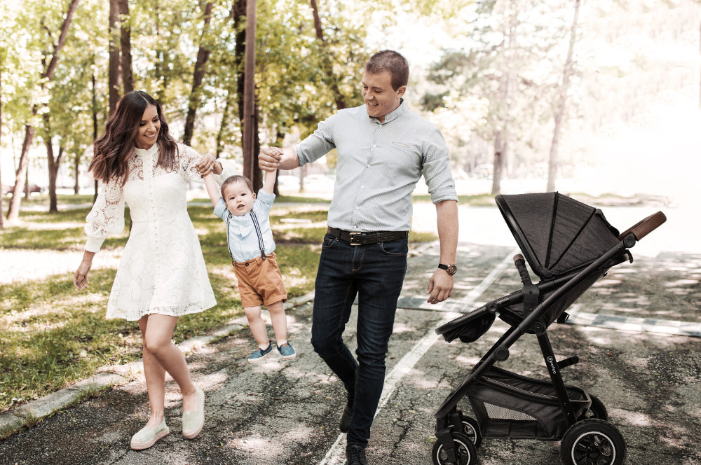 Carrinho De Bebé 3 In 1 babyGO Simplex 3 In 1 Air Grey Melange