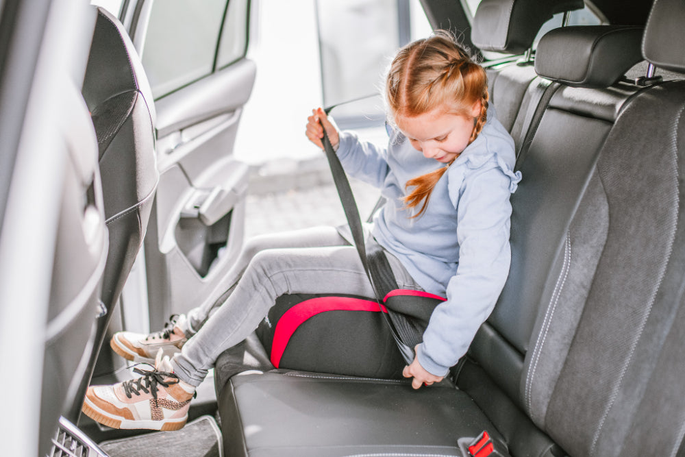 Assento auto Booster 125-150 cm babyGO Red