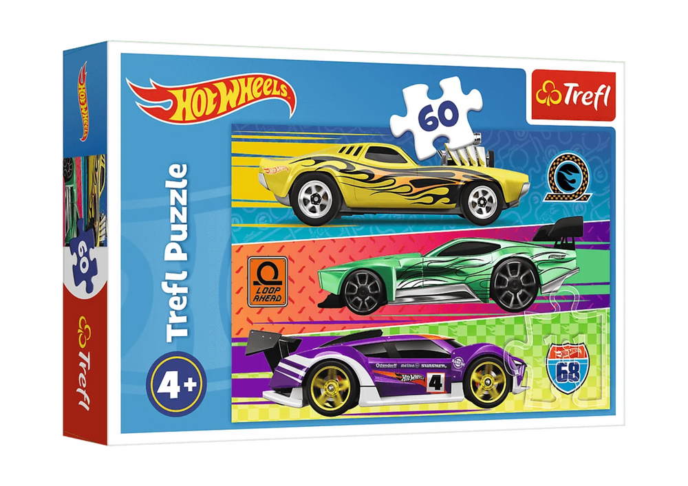 Puzzle Hot Wheels 60 pcs. Race
