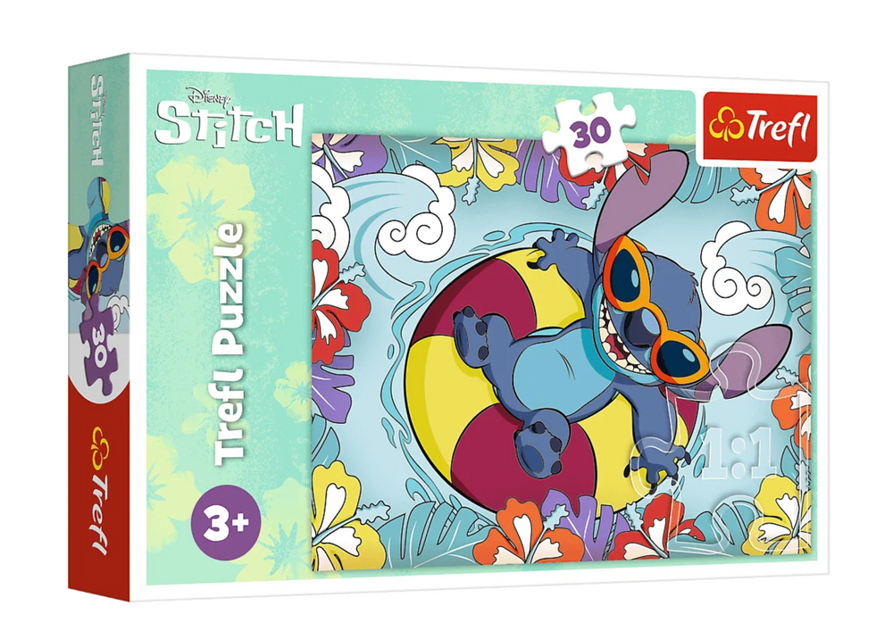 Puzzle 30 Peças Lilo e Stitch de Férias
