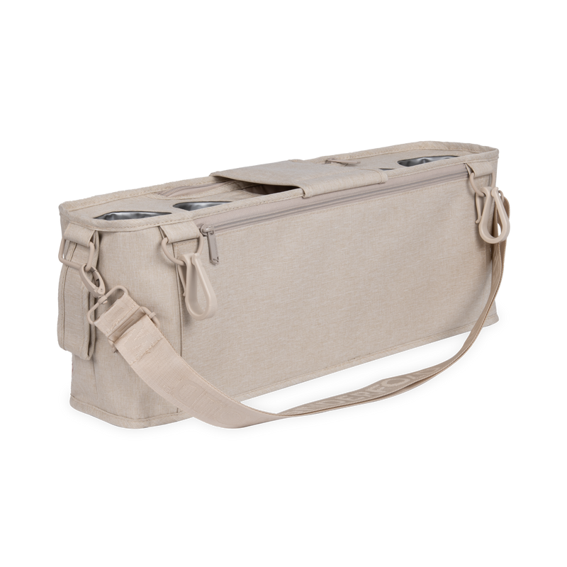 Bolsa com 4 porta-copos térmicos - Bege