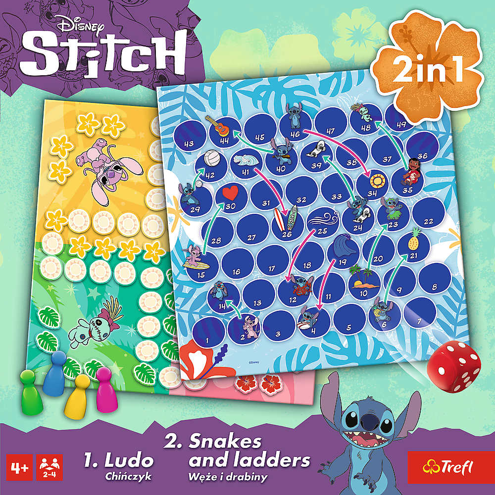 Jogo 2 em 1 Lilo & Stitch Trefl 02656