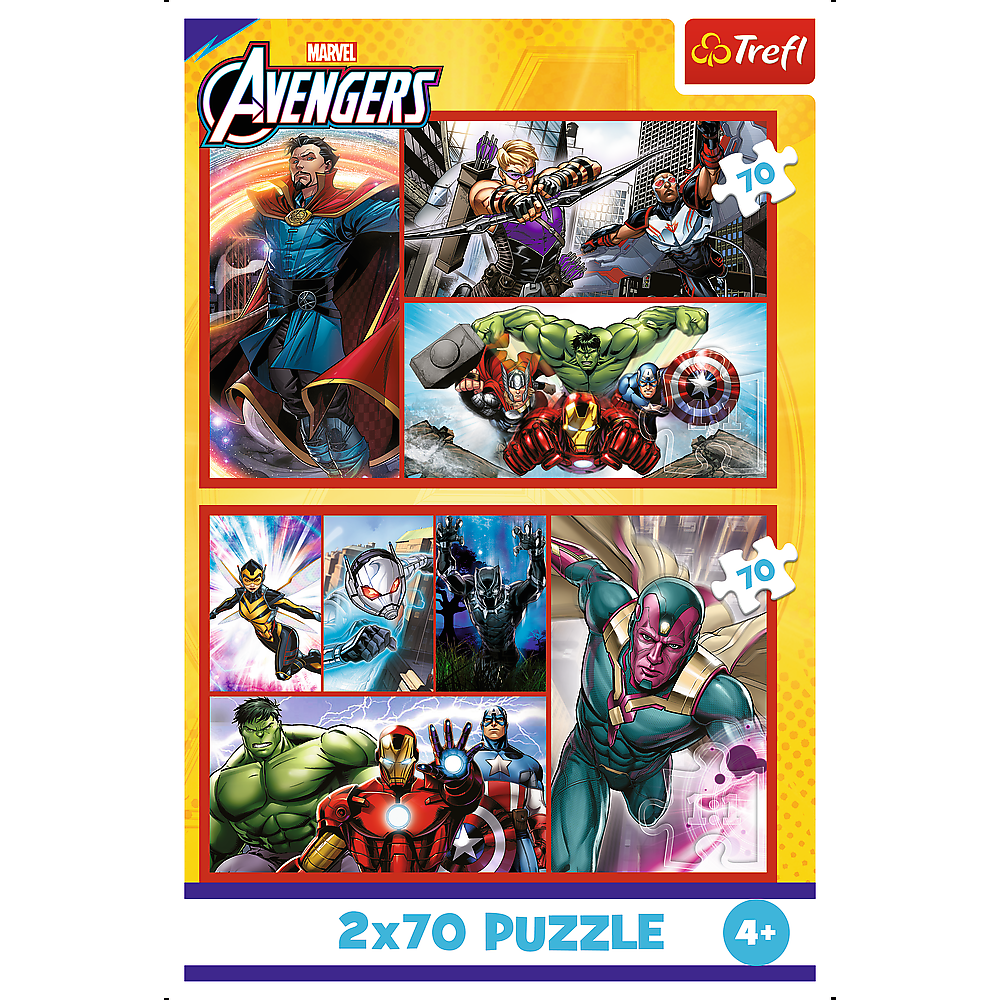 Puzzle 2x70 Torna-te um Herói Trefl 34439