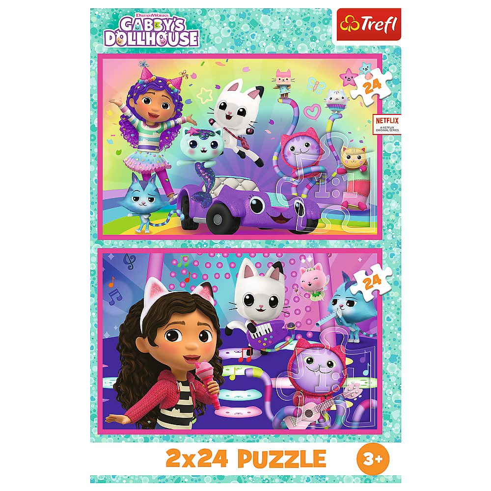 Puzzle 2x24 Gabby Diversão Trefl 34433