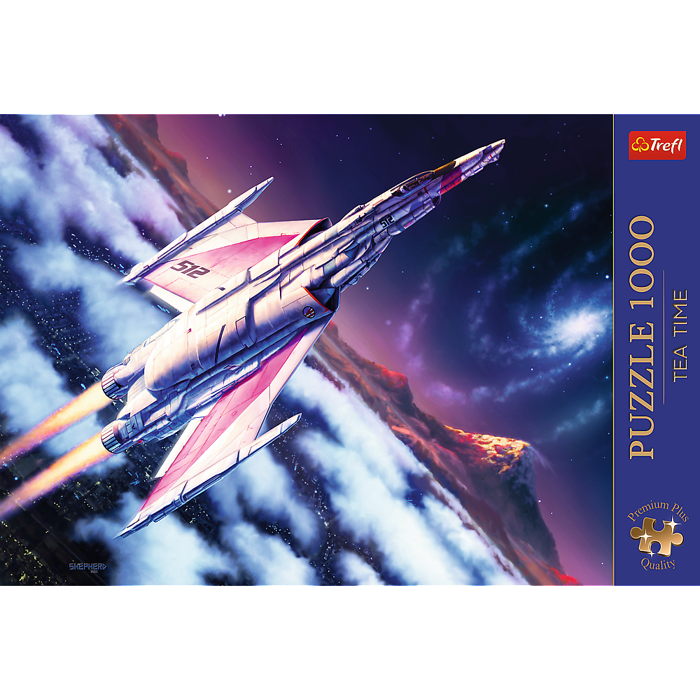 Puzzle Viagem Espacial Chá 1000pcs Trefl 12075