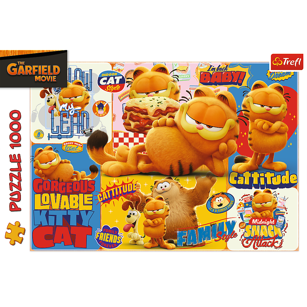 Puzzle Aventuras Garfield 1000pcs Trefl 10935