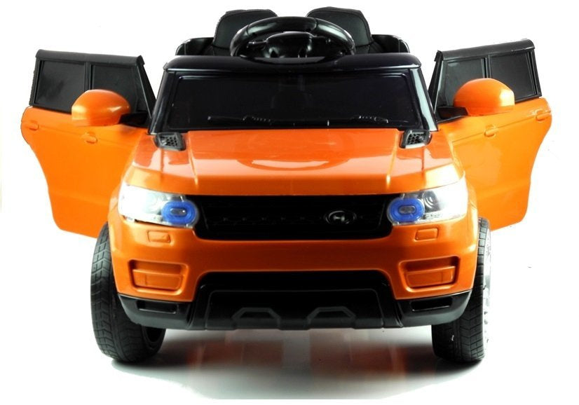 Carro elétrico Range Rover Sport laranja Premium