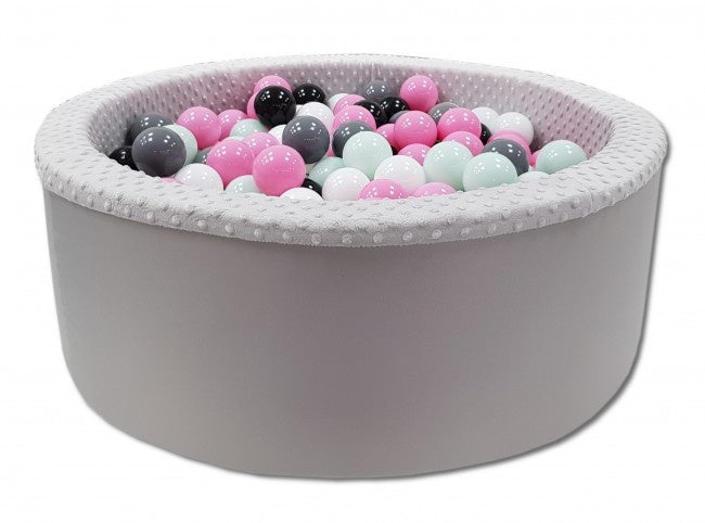 Piscina de bolas com 200 bolas Ø90 cm multicolor