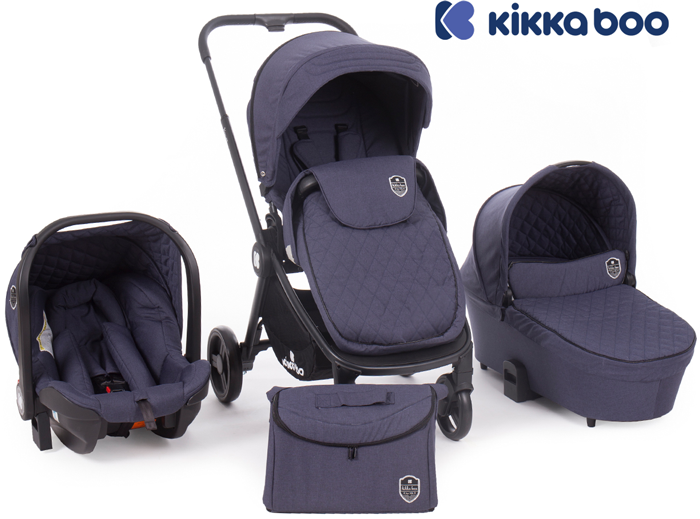 Kikka Boo - Vicenza 3 en 1 Azul Melange