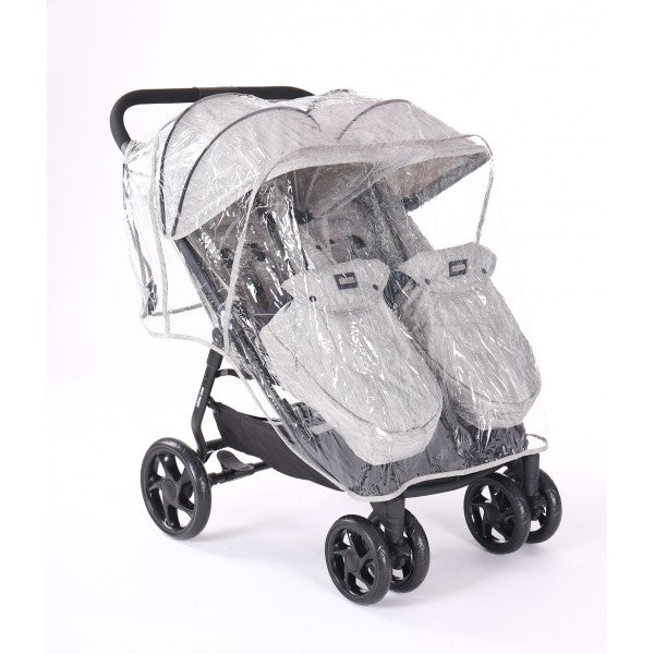 Kikka Boo - Carrinho de gémeos Happy 2 White