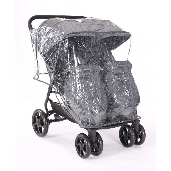 Kikka Boo - Carrinho de gémeos Happy 2 Grey