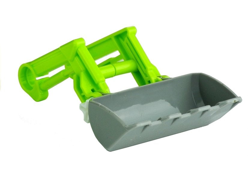 Trator de montar com reboque madeira 43 cm