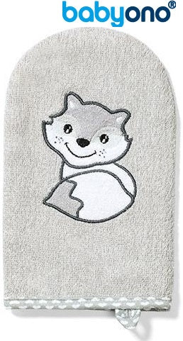 Baby Ono - Luva de bambu para lavagem de bebé guaxinim