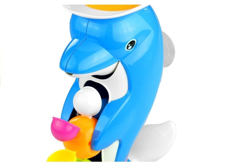 Brinquedo golfinho com água para banho