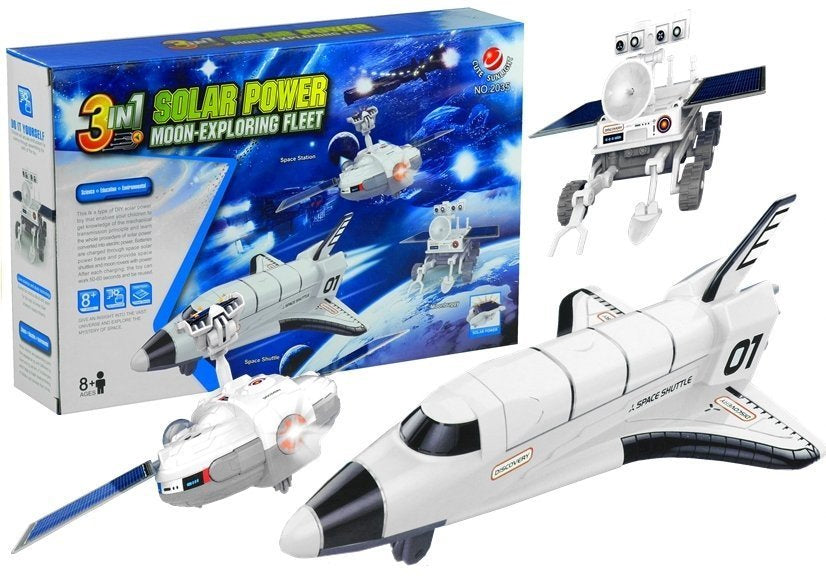 Avião espacial solar 3 em 1 DIY