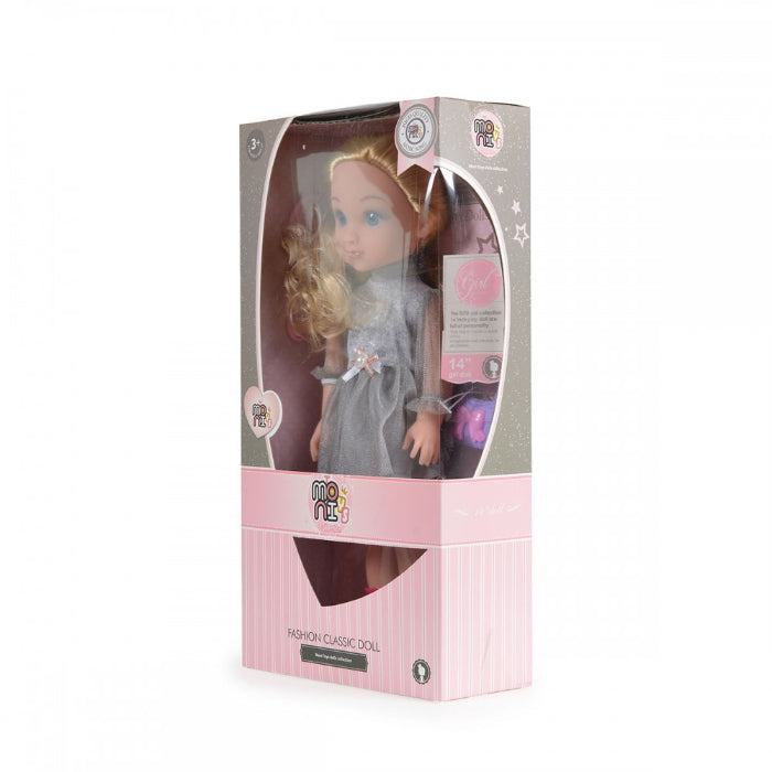 Boneca Moni Little Doll Grey 36 cm