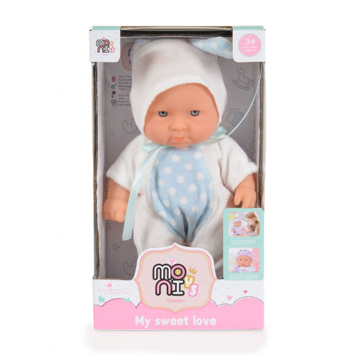 Boneca Moni Little Doll Bunny White 20 cm