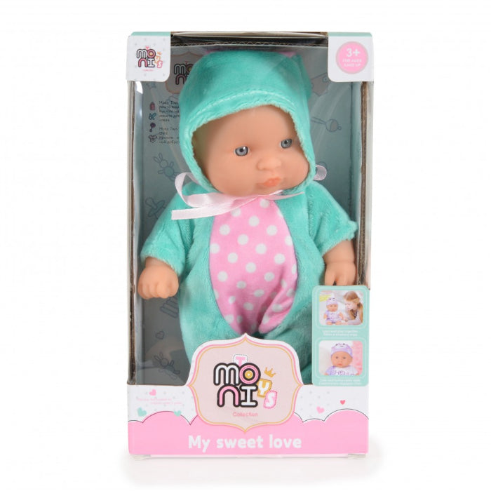 Boneca Moni Little Doll Bunny Green 20 cm