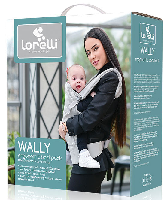 Porta Bebés Ergonómico Lorelli Wally Black Floral