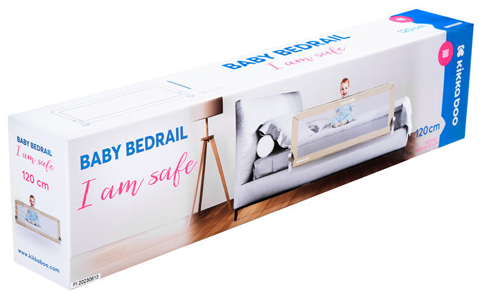 Barreira de cama 120cm Kikka Boo I am safe Gris