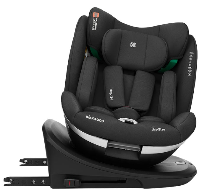 Cadeira auto i-Size 40-150cm KikkaBoo i-Drive Black