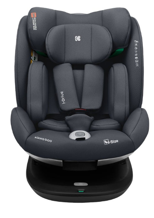 Cadeira auto i-Size 40-150cm KikkaBoo i-Drive Dark Grey