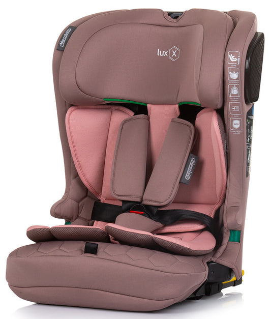 Cadeira auto I-Size 76-150cm Isofix Chipolino Lux X Flamingo