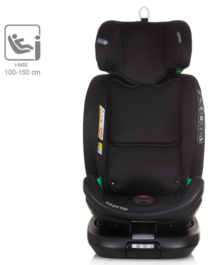 Cadeira auto i-Size 40-150cm Chipolino Maximus Obsidian
