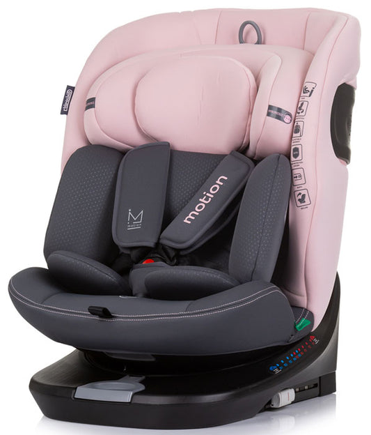 Cadeira auto i-Size 40-150cm Chipolino Motion Flamingo