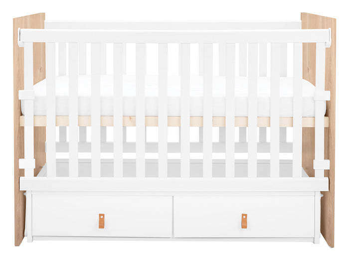 Cama de grades em madeira com gavetas Kikka Boo Hollee Madera