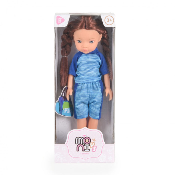 Boneca Moni Pretty Doll Sport 33 cm