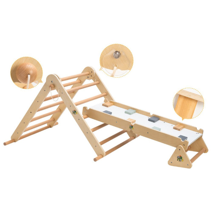 Triângulo de escalada multifunções Moni Pikler 3em1