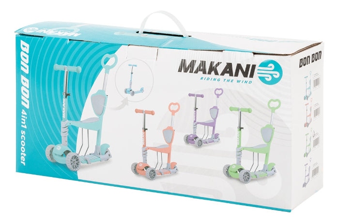 Scooter 4 em 1 Makani BonBon Candy Rosa