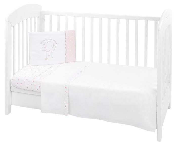 Conjunto jogo de cama 3pçs 70x140cm Kikka Boo Hippo Dreams