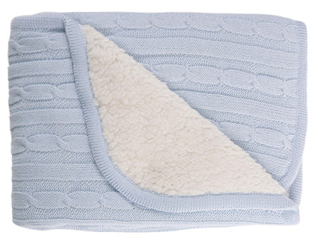 Manta Kikka Boo Sherpa Azul