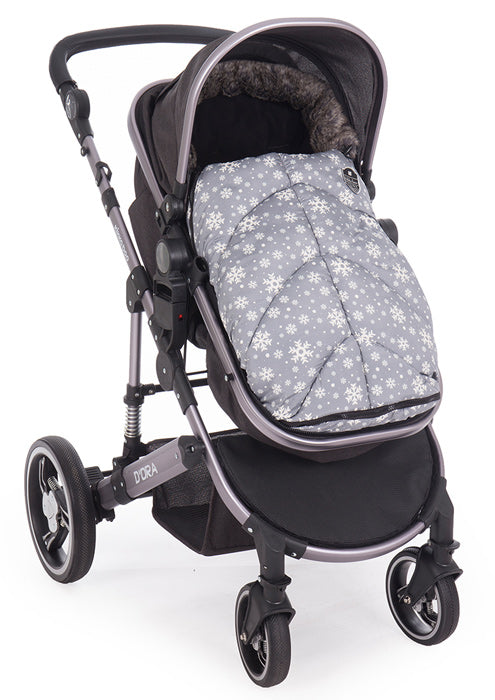 Saco para carrinho Kikka Boo Shiny Nylon Snow Flakes