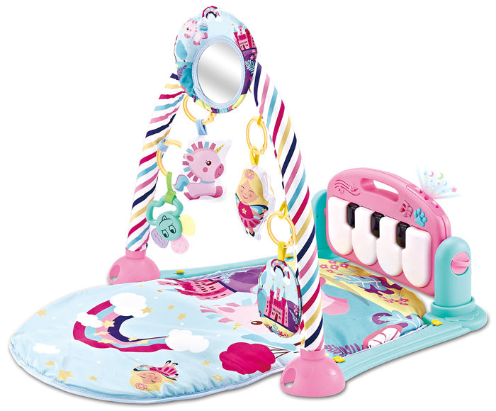 Tapete de atividades Kikka Boo Piano Pink Rainbow