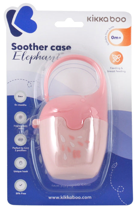 Caixa porta chupetas Kikka Boo Elephant Rosa
